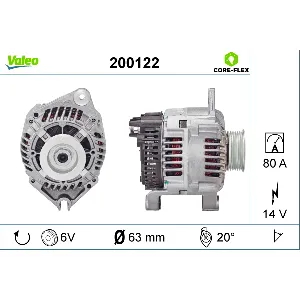 Alternator VALEO VAL200122 IC-G0OJVZ