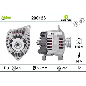 Alternator VALEO VAL200123 IC-G0OJW0