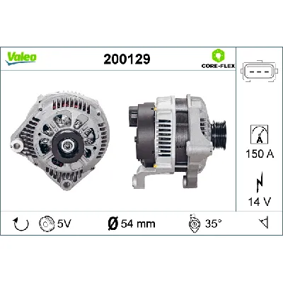 Alternator VALEO VAL200129 IC-G0OLEH