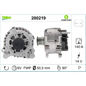 Alternator VALEO VAL200219 IC-G0OLGQ
