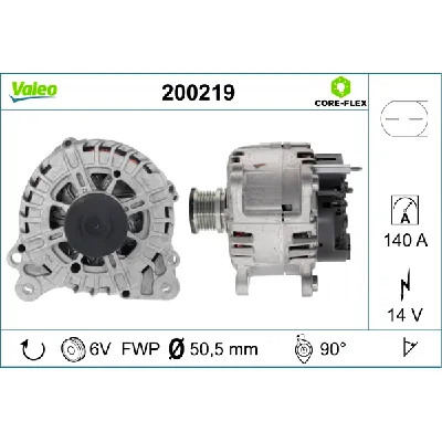 Alternator VALEO VAL200219 IC-G0OLGQ