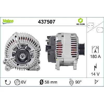 Alternator VALEO VAL437507 IC-C361DC