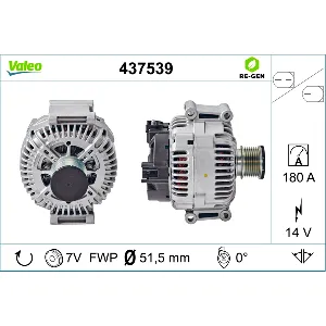 Alternator VALEO VAL437539 IC-C07947