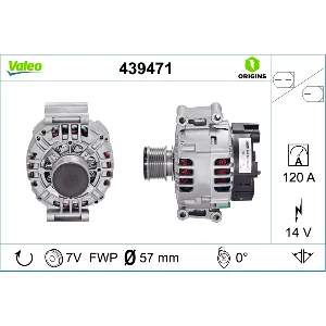Alternator VALEO VAL439471 IC-C10CCF