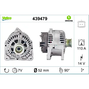 Alternator VALEO VAL439479 IC-C67F80