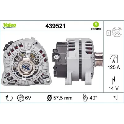 Alternator VALEO VAL439521 IC-C079FA