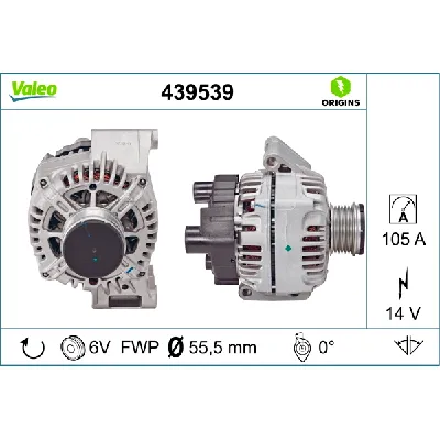 Alternator VALEO VAL439539 IC-C10C9C