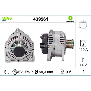 Alternator VALEO VAL439561 IC-C10D27