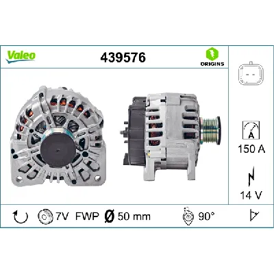Alternator VALEO VAL439576 IC-C079FF