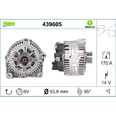 Alternator VALEO VAL439605 IC-C07A0A