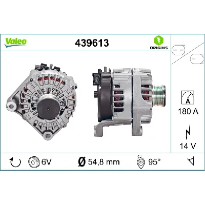 Alternator VALEO VAL439613 IC-C57D8D