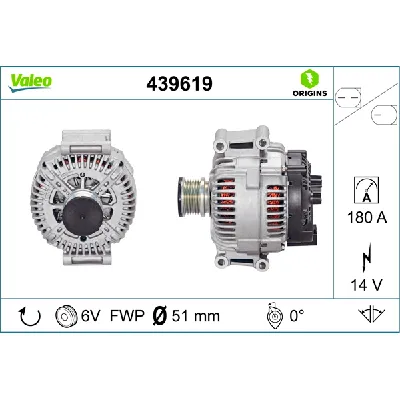 Alternator VALEO VAL439619 IC-D8F460