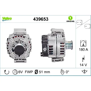 Alternator VALEO VAL439653 IC-C07A28