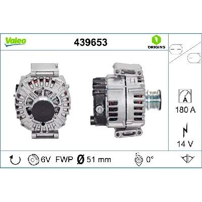 Alternator VALEO VAL439653 IC-C07A28