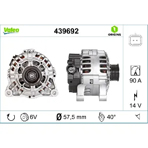 Alternator VALEO VAL439692 IC-C57D91