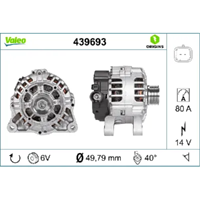 Alternator VALEO VAL439693 IC-C07A3B