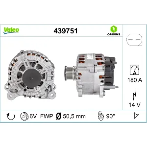 Alternator VALEO VAL439751 IC-DEDB02