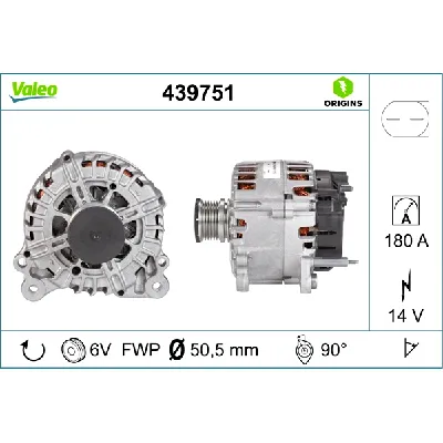 Alternator VALEO VAL439751 IC-DEDB02