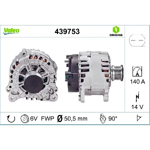 Alternator VALEO VAL439753 IC-E20D73