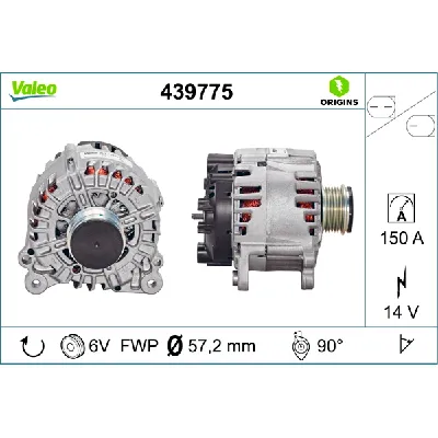 Alternator VALEO VAL439775 IC-C67FCC