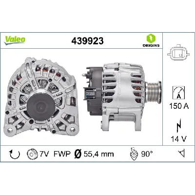 Alternator VALEO VAL439923 IC-DEDA08