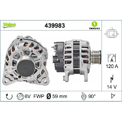 Alternator VALEO VAL439983 IC-G0PNT5