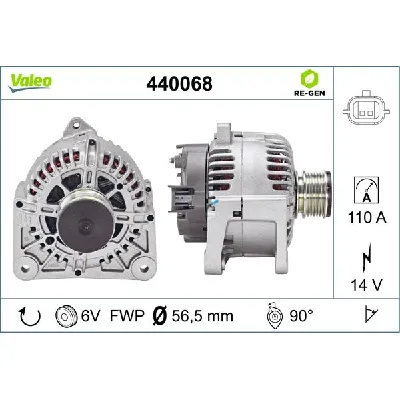 Alternator VALEO VAL440068 IC-C07A69
