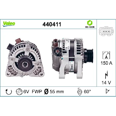 Alternator VALEO VAL440411 IC-E15E71