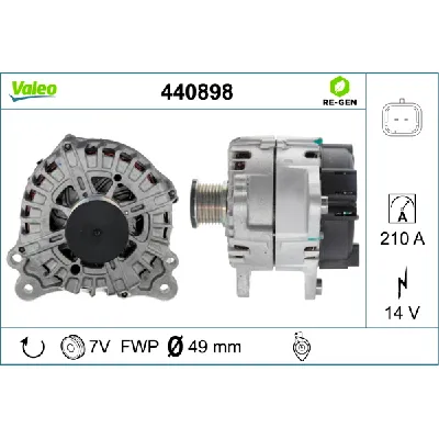 Alternator VALEO VAL440898 IC-F688EB