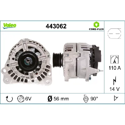 Alternator VALEO VAL443062 IC-F7DADD