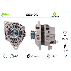 Alternator VALEO VAL443123 IC-F7DAFF