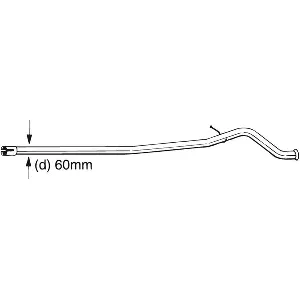 Cijev za popravku, katalizator BOSAL BOS889-179 IC-9DBE78