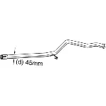 Cijev za popravku, katalizator BOSAL BOS889-181 IC-9DBE76