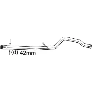 Cijev za popravku, katalizator BOSAL BOS889-183 IC-9DBE75