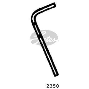 Crevo hladnjaka GATES GAT2350 IC-E4D977