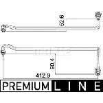 Crevo za ulje MAHLE AHX 4 000P IC-G08DN7