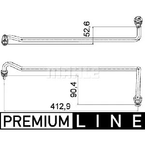Crevo za ulje MAHLE AHX 4 000P IC-G08DN7