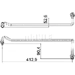Crevo za ulje MAHLE AHX 4 000P IC-G08DN7