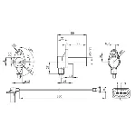 Davač impulsa, radilica BOSCH 0 261 210 248 IC-D76FEE