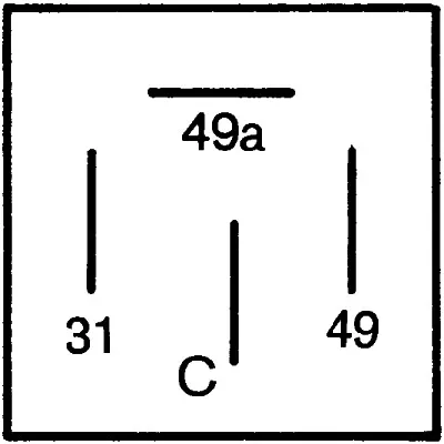 Davač migavca HELLA 4DB001 887-041 IC-B512B4