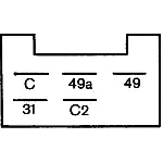 Davač migavca HELLA 4DM003 474-001 IC-9B8715