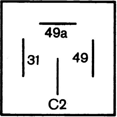 Davač migavca HELLA 4DM004 639-061 IC-AF03B7