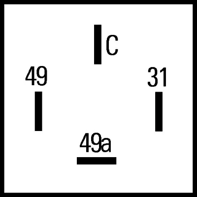 Davač migavca HELLA 4DM009 492-001 IC-B512CD