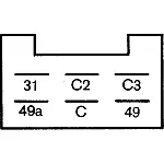 Davač migavca HELLA 4DN008 768-101 IC-G04NVF