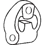 Držač, izduvni lonac BOSAL BOS255-810 IC-BEDBFB