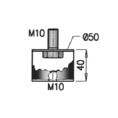 Držač, izduvni sistem DINEX DIN49838 IC-9B4084