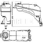 Ekspanzioni sud, rashladna tečnost MAHLE CRT 117 000S IC-G08UVZ