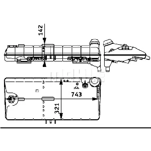 Ekspanzioni sud, rashladna tečnost MAHLE CRT 50 000S IC-G08FNJ