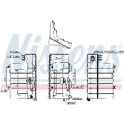 Ekspanzioni sud, rashladna tečnost NISSENS NIS 996037 IC-F592F1