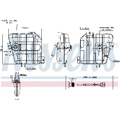 Ekspanzioni sud, rashladna tečnost NISSENS NIS 996084 IC-G0Q9KF